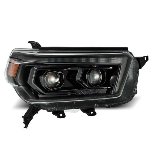 AlphaRex PRO-Series Proj Headlights Plank Style Black for 10-13 Toyota 4Runner - Picture 2 of 12
