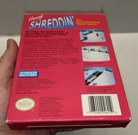 Heavy Shreddin The Snowboarding Video Game CIB NES Nintendo Entertainment System