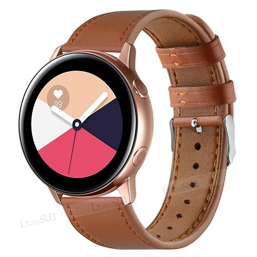 Genuine Leather Band For Samsung Galaxy Watch 6 5 Pro 45mm 4 40/44mm 47mm Active - Picture 8 of 42