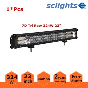22/"IN Tri-Row LED Light Bar 280W Flood Spot Combo Fog Off-road 4WD ATV SUV 20/"