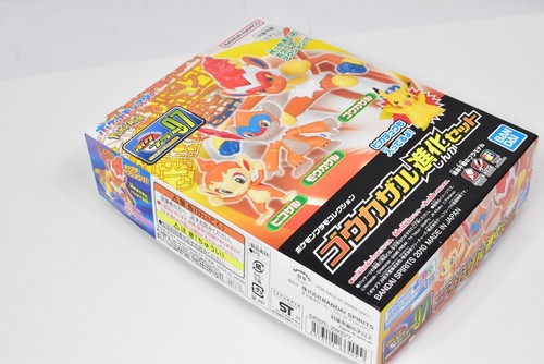 07 Bandai Pokemon Model Kit Snap NO GLUE Coloured Parts Infernape Evolution Set - Picture 2 of 3