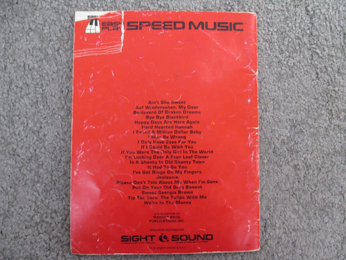 Easy Play Speed Music Happy Memories Book 11 Piano Guitar Vocal Sheet Music - Picture 2 of 7