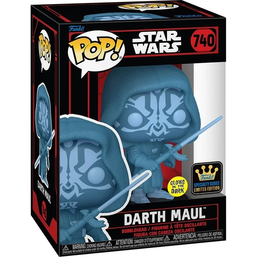 Star Wars Hologram Darth Maul Glow-in-the-Dark Funko Pop! Vinyl Figure #740
