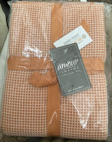 AMOUR INFINI Orange Küchentücher | 4er Set | 20 x 28 cm | Super Plüsch - Bild 8 von 9