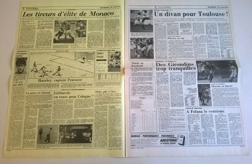 L'EQUIPE N°12.837 du 17/08/1987 -Monaco file à l'anglaise/Piquet dans l'euphorie - Picture 2 of 5