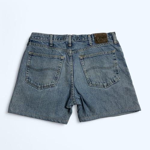 LEE Vintage Premium Quality Light Blue Denim Shorts W34" Regular Fit - Picture 2 of 9