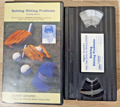 Solving Hitting Problems VHS Bobby Simpson Winning Softball Higher Ground... - Picture 2 of 11