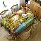 Flying Horse 3D Tablecloth Table cover Cloth Rectangle Wedding Party Banquet