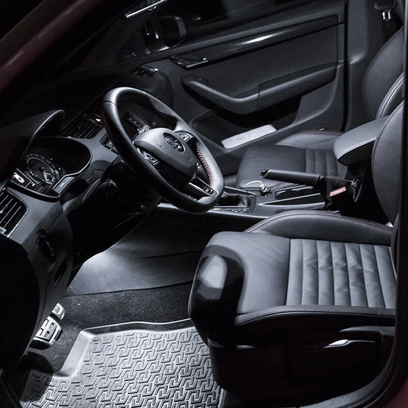 SKODA OCTAVIA 3 LED INTERIOR KIT PREMIUM 17 SMD WHITE BULBS ERROR FREE 5E MK3 - Image 4 of 4