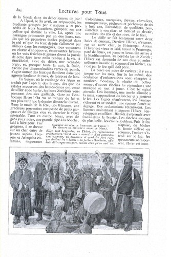 Pour fêter le printemps ! - Article de presse 1910 - Imagen 3 de 4