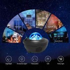 LED Galaxy Projector Light Starry Sky Star Bluetooth Music Night Light Remote