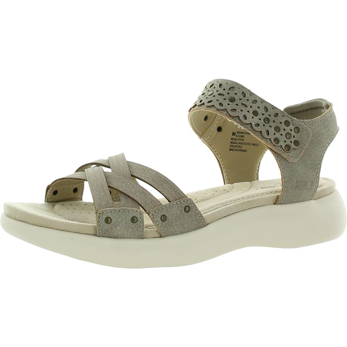 Женские босоножки Joanna Jambu темно-серого цвета на плоской подошве 6 Medium (B,M) BHFO 1418 от JBU by Jambu