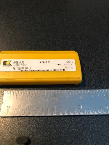 Kennametal Carbide Inserts Lot of 3 NJ3010L16 KC5010 - Picture 6 of 7