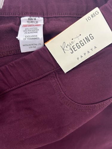 Ex Papaya Damen zum Anziehen Denim Jeggings 2 Farben Größen 8 10 12 14 16 18 20 - Bild 18 von 21