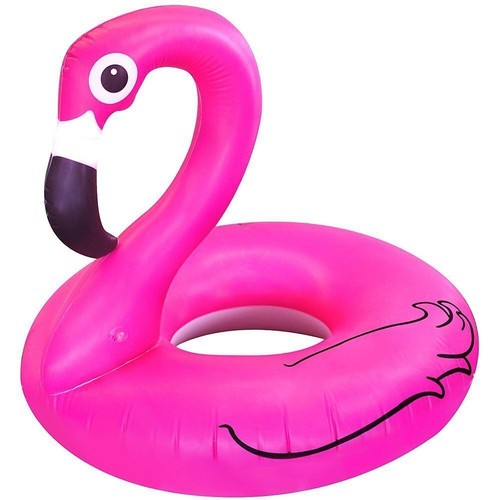 Giant Pink Flamingo Pool Float inflable 4 FT WIDE Blow Up Raft -Big Mouth Toys - Imagen 3 de 5