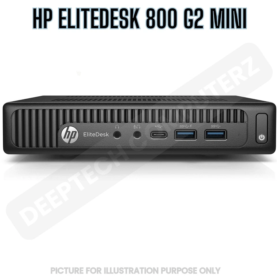 HP Elitedesk 800 G2 Mini PC i7-6700 32GB RAM 2TB SSD Inbuilt Wi-Fi Windows 11 - Image 2 of 4