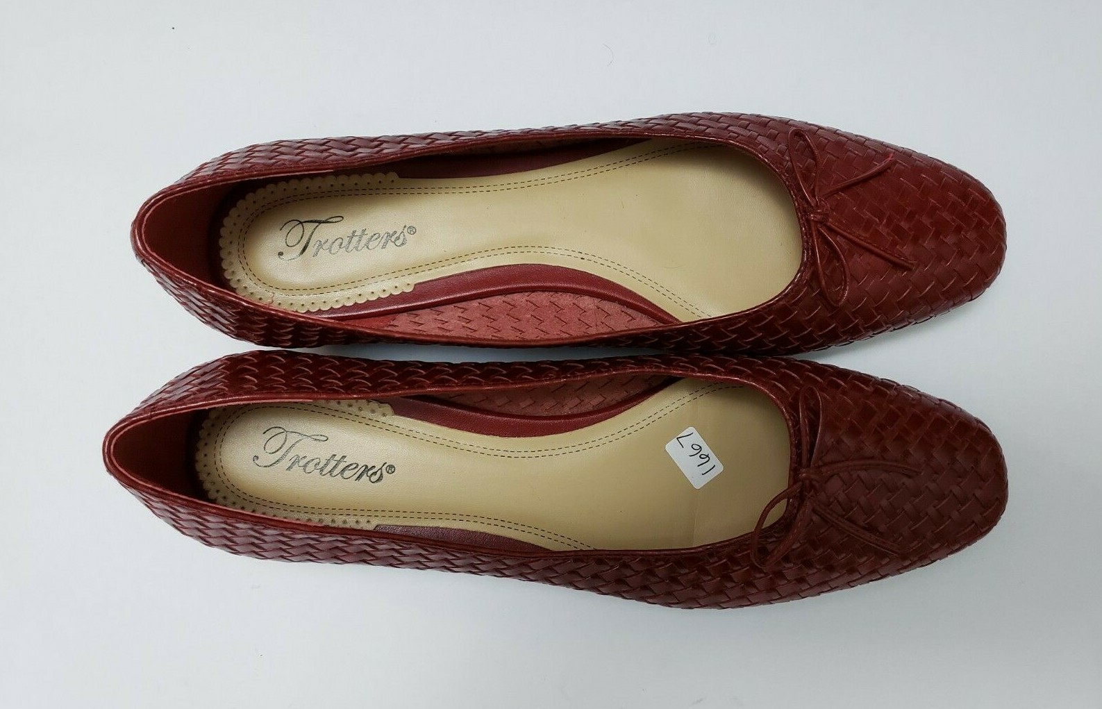Trougeters Trougeters Trougeters chaussures Flats rouge Ballet Weave femmes Taille 10.5 M 009721 Trougeters Trougeters Trougeters chaussures Flats rouge Ballet Weave femmes Taille 10.5 M 009721