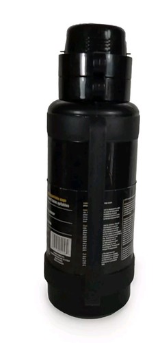 Stanley Roberts' THERMOS w/2 Cups 1.8 Liter Black Insulated Glass Vacuum Bottle - Picture 3 of 6