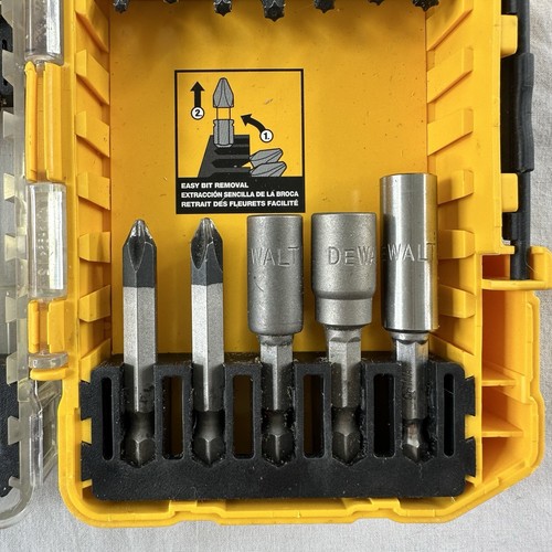 DeWalt Screwdriver Bit Set 45 Piece With Case. Preowned Good Condition DIY - Picture 5 of 11