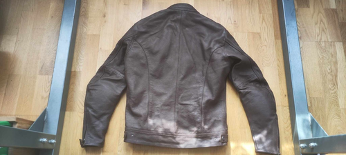 Oxford Bladon Leather Motorcycle Sports Riding Café Racer Jacket M UK40 EU50 - Picture 8 of 24