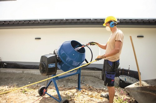 230V PORTABLE ELECTRIC CONCRETE CEMENT MIXER 160L LITRE 650W SCHEPPACH MIX160 - Picture 6 of 7