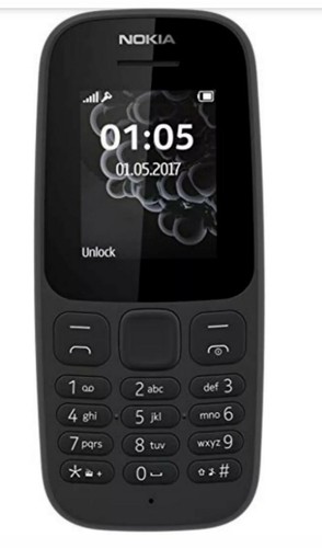 Nokia 105 (2021) - Black (Unlocked) Cellular Phone (Single SIM) - Afbeelding 6 van 6