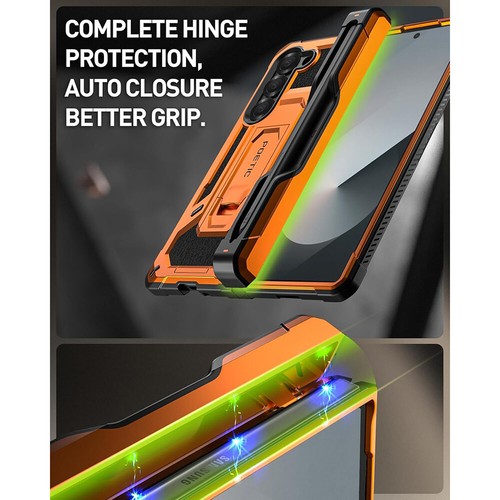 Funda plegable para Galaxy Z 6 soporte poético pantalla incorporada soporte lápiz cubierta - Imagen 29 de 31