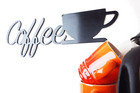 'Coffee' - Steel Metal Hanging Sign Wall Art, Kitchen, Bistro Sign