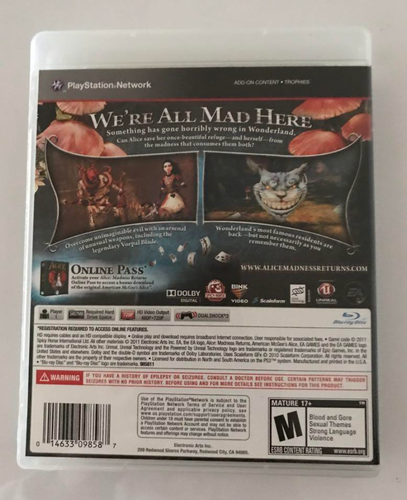 THE ART OF Alice Madness Returns Art Book Japanese ver. & 2 Figures & PS3 Game - Picture 6 of 15