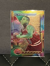 1993-94 Topps Finest Refractor Chicago Bulls BJ Armstrong #62 Basketball Card