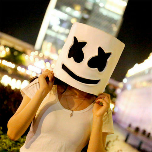 Máscara DJ Casco Cabeza Completa Halloween Juegos con disfraces Máscara Bar Accesorios Música - Imagen 2 de 6