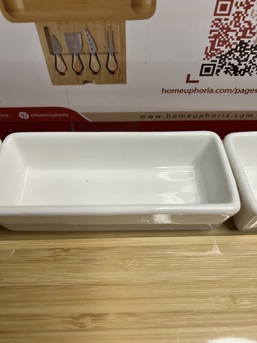 Home Euphoria 100 % Natural Bamboo Cheese Board and Cutlery Set - Bild 5 von 6