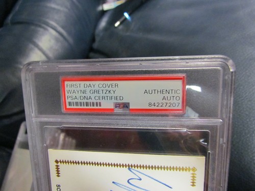Wayne Gretzky Signed First Day Cover Envelope PSA Encapsulated - Picture 4 of 5