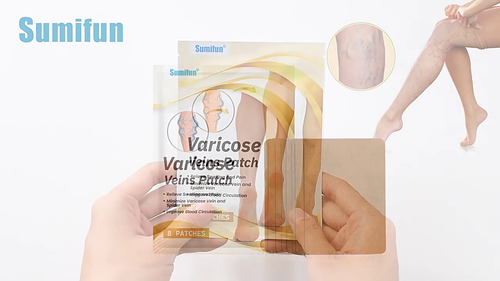 80Pcs Varicose Veins Patch Leg Pain Herb Plaster Varicose Vein Treatment Sticker - Video 1 of 1
