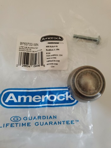 Amerock BP53700-WN 1-1/4" Weathered Nickel Kane Round Cabinet Door Knob Handle - Picture 5 of 5