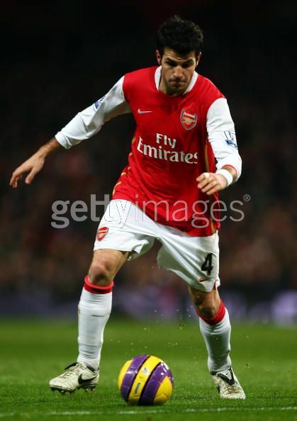 2007-08 ARSENAL Home L/S No.4 FABREGAS Player Issue EPL 07 2007-08 ARSENAL Home L/S No.4 FABREGAS Player Issue EPL 07