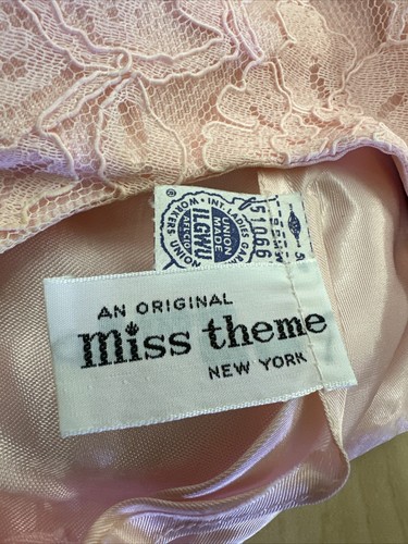 Miss Theme New York Vintage Jacket Dress Pink Queen Elizabeth Large Medium - Picture 8 of 13