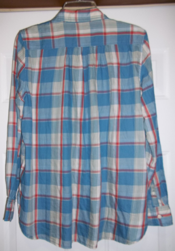 Denim & Supply Ralph Lauren Women's Shirt Size Med RL Utility Long Sleeve Plaid - Picture 3 of 6