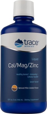 Trace Minerals | Liquid Cal/Mag/Zinc | Calcium, Magnesium, Zinc, Vitamin D3