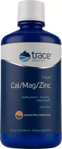 Trace Minerals | Liquid Cal/Mag/Zinc | Calcium, Magnesium, Zinc, Vitamin D3