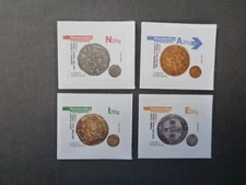 PORTUGAL 2021 Definitives - Portuguese Numismatics Set 4 Mint Stamps