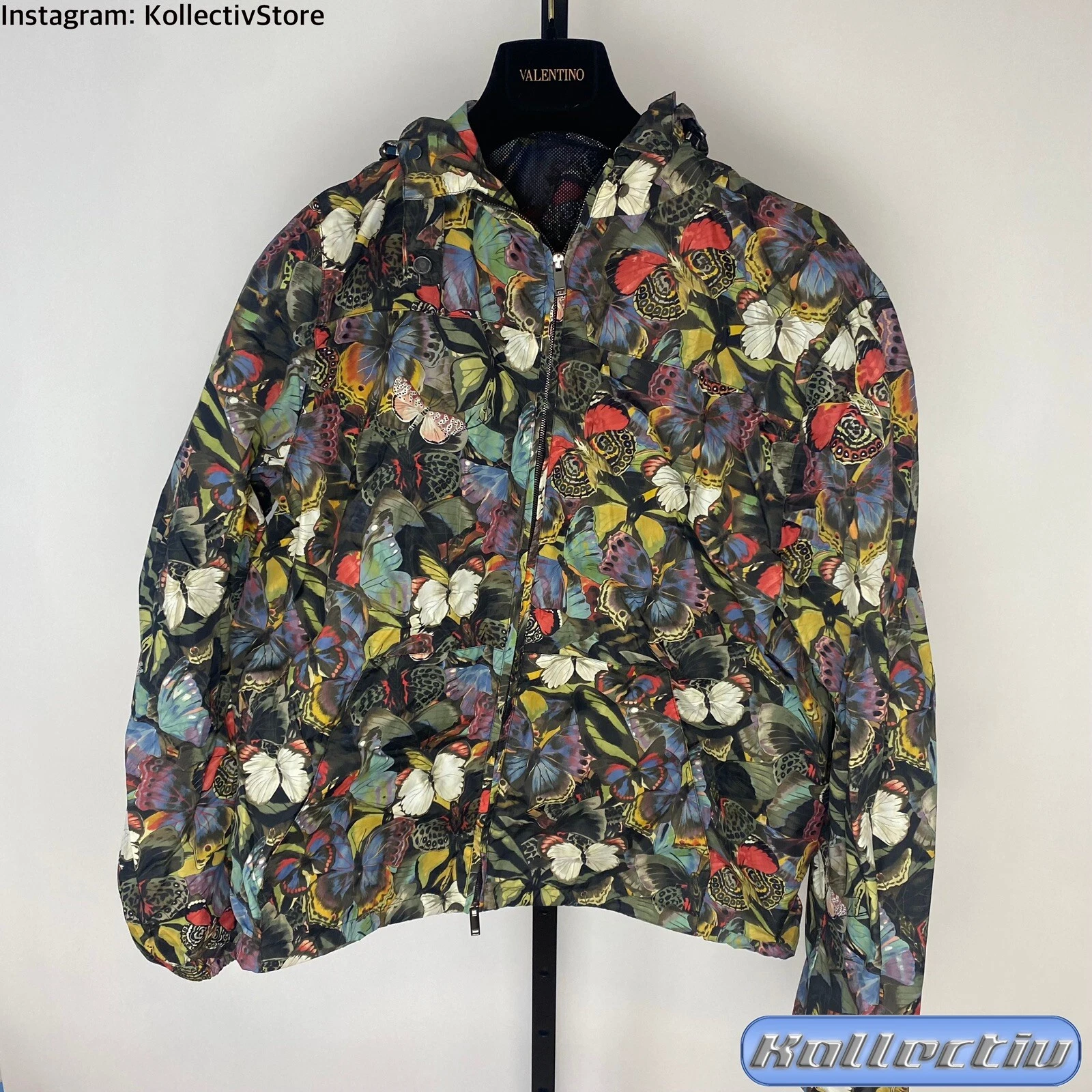 Frangivento stampato ""Camubutterfly"" VALENTINO taglia IT50