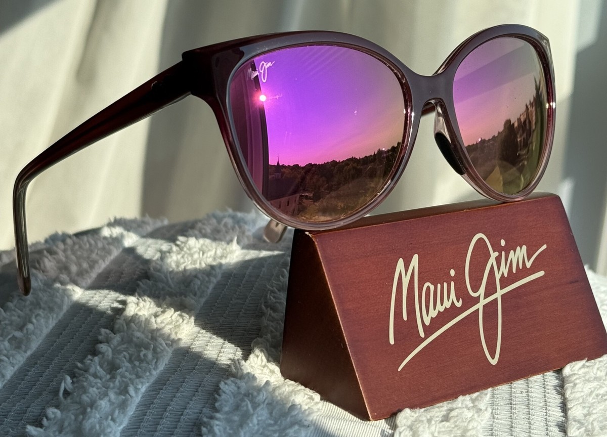 Maui Jim Olu Olu MJ 537 07A Burgundy Fade Frame + Maui