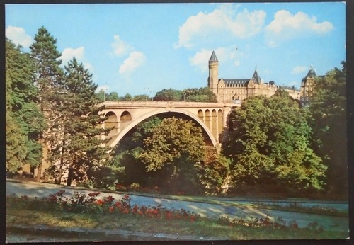 1960s Adolphe Bridge, Arched Double-Decked, Luxembourg City, Luxembourg