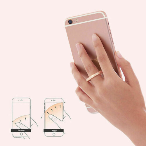 360°Finger Grip Metal Ring Stand Holder For All Smart Phones Tablet iPhone i Pad - Picture 4 of 12