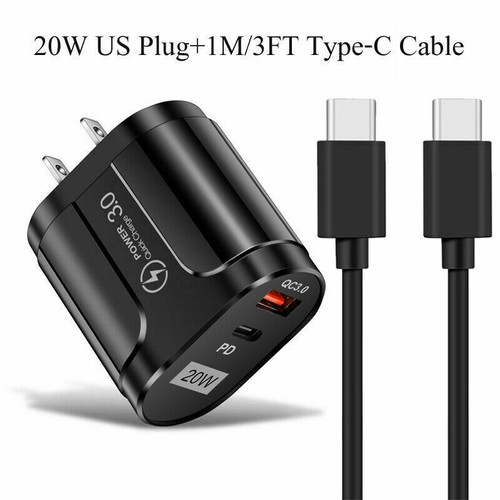 Pour Samsung S25 S24 Z Flip4 S23FE S22S21 20W PD Chargeur Téléphone Rapide & Câble Type-C - Photo 12 sur 13