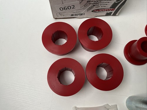 INCOMPLETE Prothane 99-04 Ford F250/350 SD 2/4wd Front Leaf Spring Bushings - Picture 3 of 11