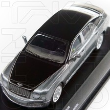 BENTLEY MULSANNE KYOSHO ORIGINAL 1:64 BLACK + LIGHT GRAY KS07043A8 post arnage