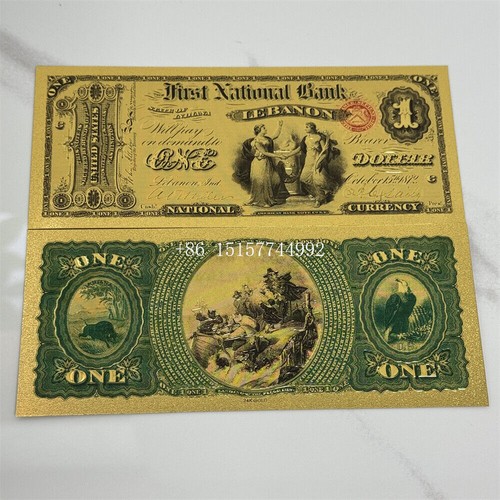 Premium Grade 8pcs 1 2 5 10 20 50 100 US Dollar USA Gold Banknote Collection Set - Picture 3 of 10