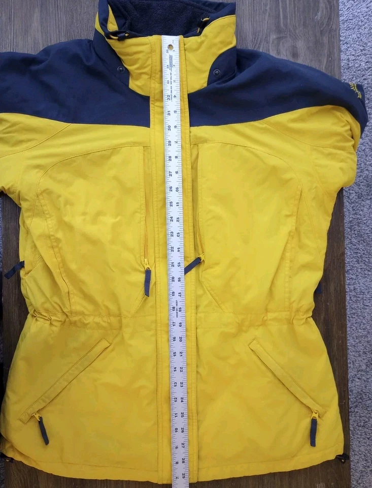 Columbia Core Interchange 黄色灰色滑雪外套夹克女式 L 码 — 第 4/4 张图片